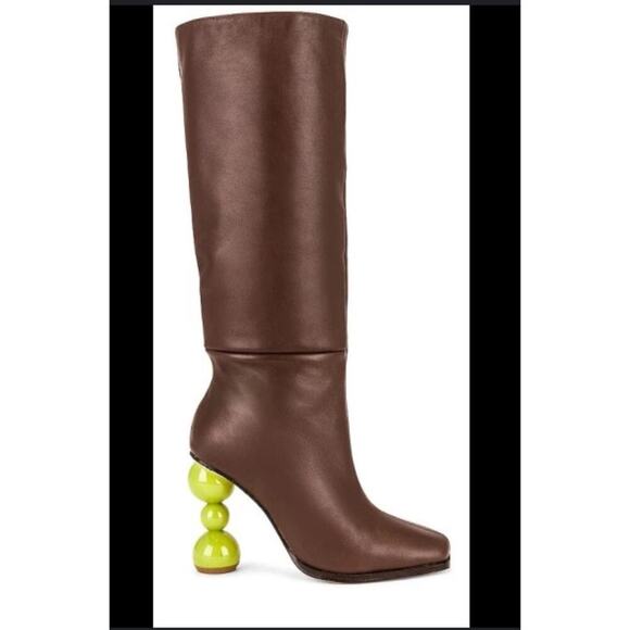 Song of Style Matcha Heeled Boot in Brown - Picture 1 of 12